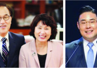 조기은퇴하는 노창수목사 내외(왼쪽사진), 지난달 4대 담임목사로 청빙완료된 이원준목사